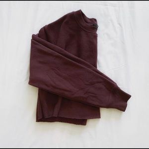 Cropped Raw Cut Sweatshirt Forever21